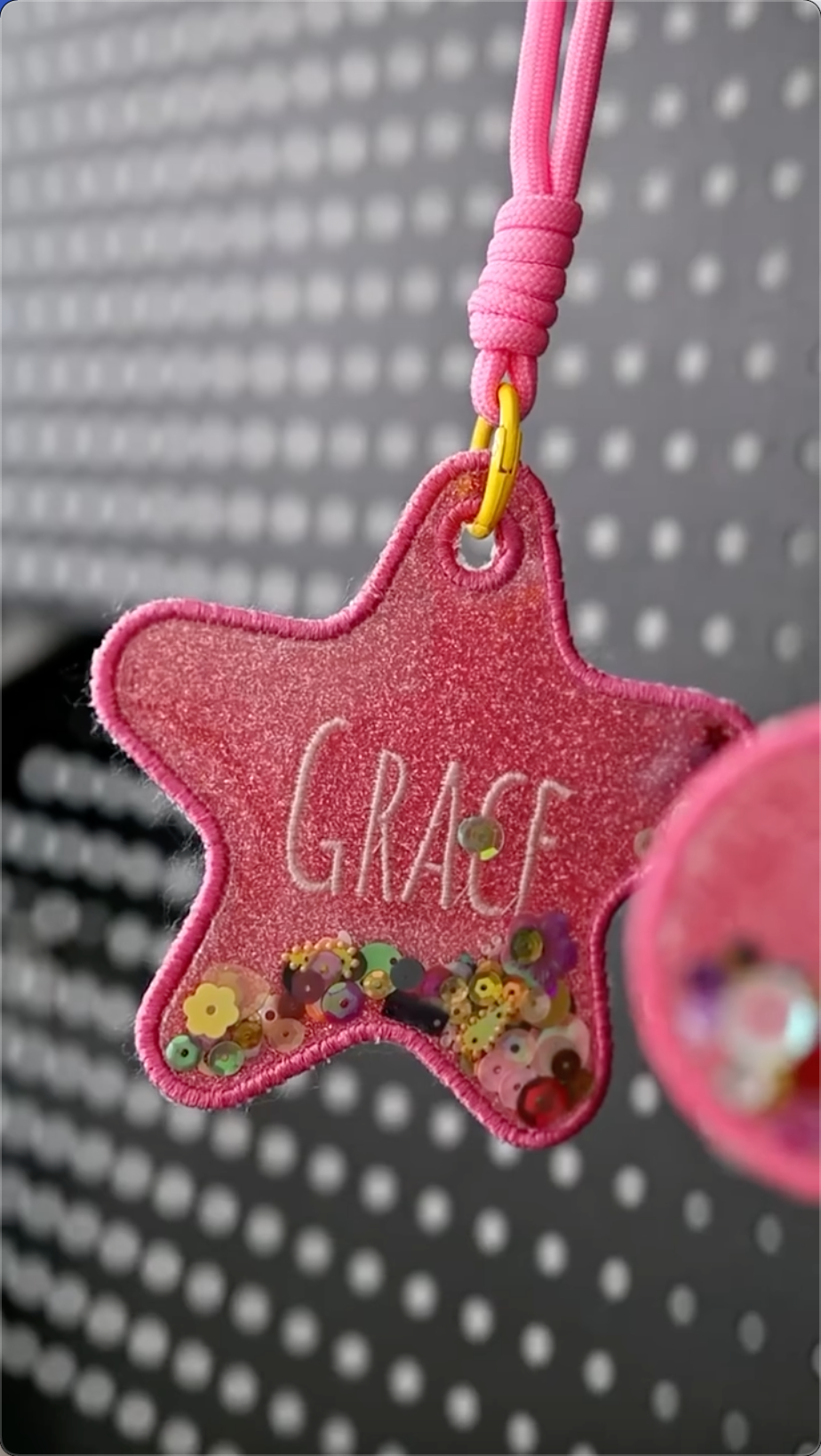 Glitter Name Tag