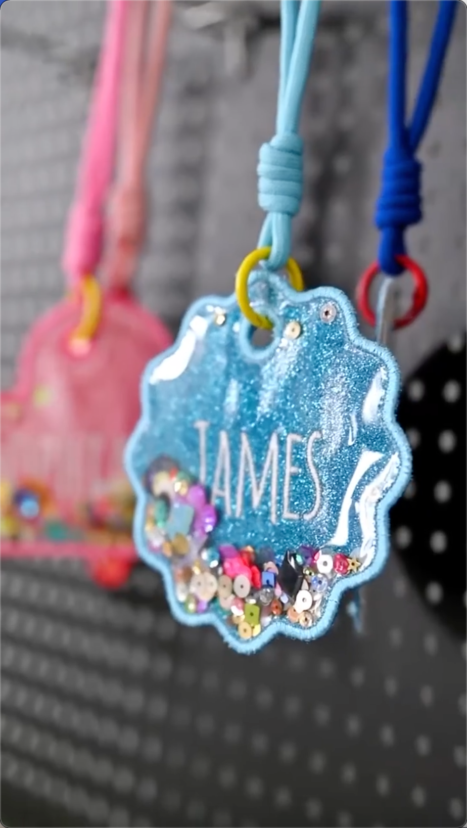 Glitter Name Tag