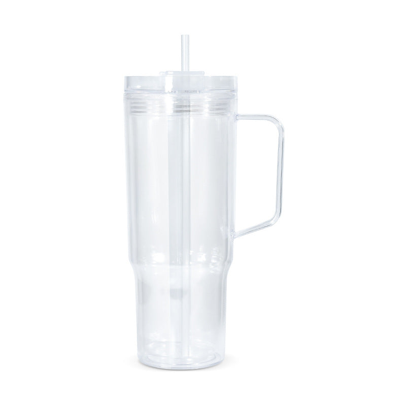 40oz Plastic Tumbler with Handle Custom