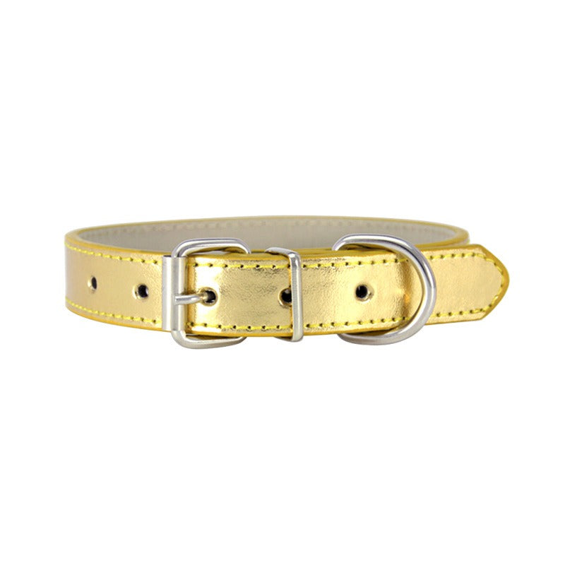 Glossy PU Leather Pet Collar