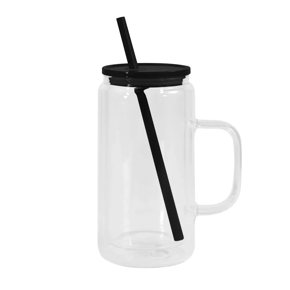 20oz Snowglobe Tumbler with Handle Custom