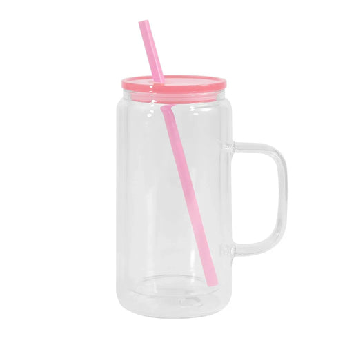 16oz Snowglobe Tumbler with Handle Custom