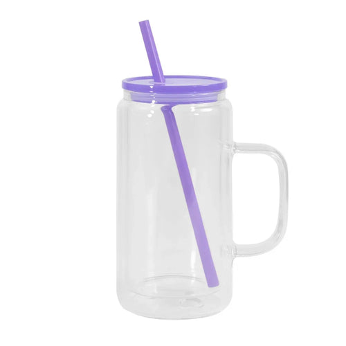 20oz Snowglobe Tumbler with Handle Custom