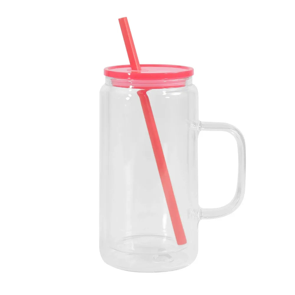 20oz Snowglobe Tumbler with Handle Custom
