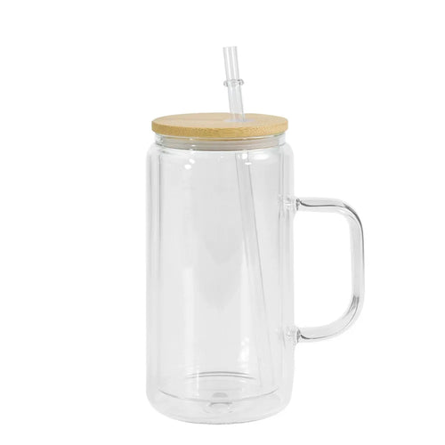 16oz Snowglobe Tumbler with Handle Custom
